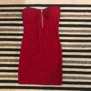 Strapless top- could pair with leggings!